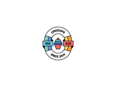 Cakecups bake bakery bakery logo baking brand branding branding design concept cupcake daily challange daily logo daily logo challenge daily logo design flat illustration logo logo a day logotipo logotype logotypedesign