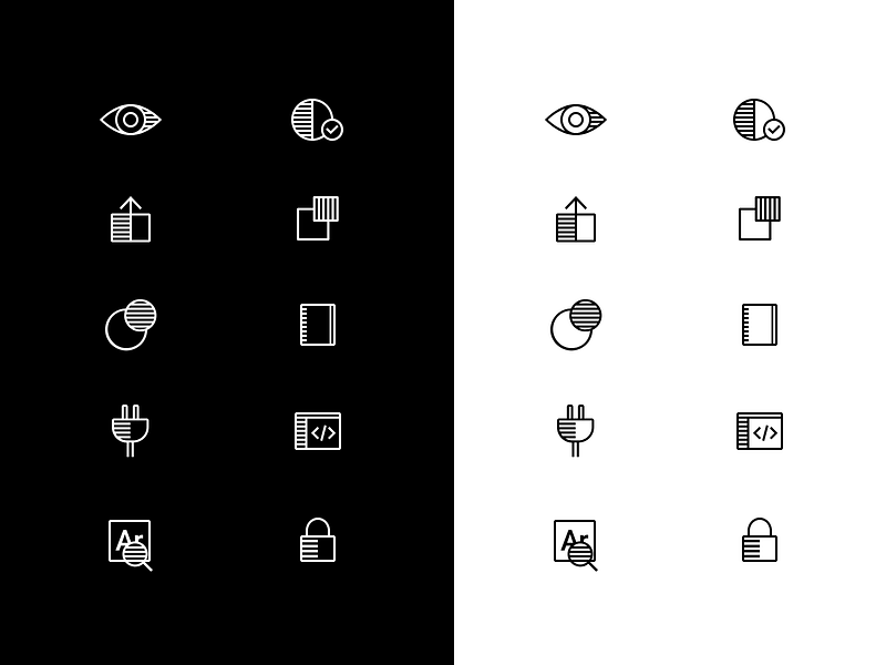 Stark Iconography glyphs iconography icons illustrator stark