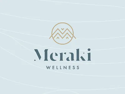 Meraki Wellness Brand Identity brand identity identity identity branding logo