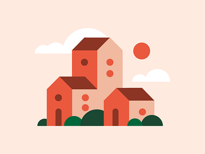 Little Boxes design icon illustration style vector
