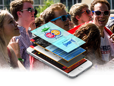 8035 Music Festival App app iphone music ui