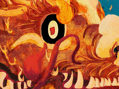 0 for the eye of the dragon 36days 0 36daysoftype artwork creative digital digitalart digitalillustration dragon illustration numbers type typography