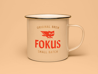 Fokus branding coffee coffee bean logo owl san francisco