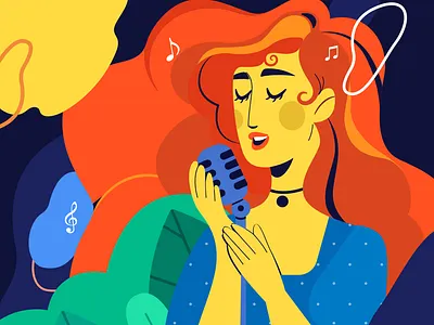 Music poster art illustration music app music art music illustration vector art vector illustration vectors vectorstock