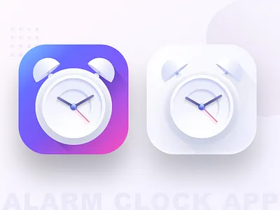 Alarm clock app icon (SOURCE) alarm alarm app alarm clock android apple google icon illustration ios morning neel people prakhar share sharma sketch source time ui vector