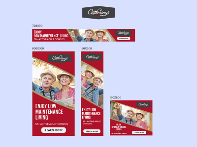 Gatherings Banner Design ad advertisement banner design flyer graphics instagram nisha nisha droch nisha f1 vector