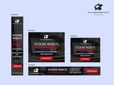 Online Solutions Group Banner Design ad advertisement banner branding design graphics instagram nisha nisha droch nisha f1