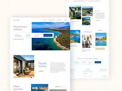 Modern campsites 🏕 booking clean design landing page mobile product design sketch travel typography ui ux web web design webdesign