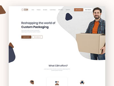 Recreate home page creative interface landingpage uiux