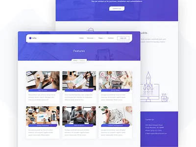 Zaha - Agency and SaaS HTML5 Template agency app business corporate creative landing network portfolio software solutions startup themeforest