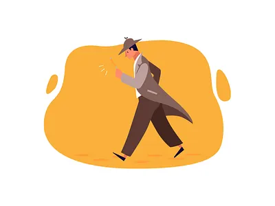 Search art character character design characters design graphic design illustration search searching sherlock sherlock holmes simple vector