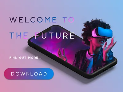 Advertisement adobe photoshop adobe xd advertisement app creativehunger dailyui dailyui 098 design designmadness download enjoy the moment future iphone iphone x mobile app ux ui design uxlover virtual reality visual vr