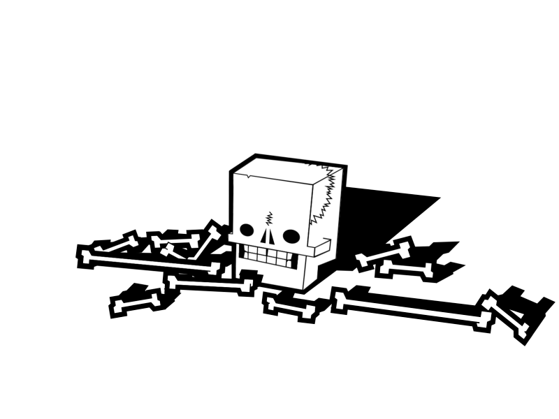 Bad Studios Self-promo🖤: shot №8 aftereffects animation art bad bones dark dead deadlines film japan kill lettering motion motiondesign motiongraphics sceletone scull shot translation visual