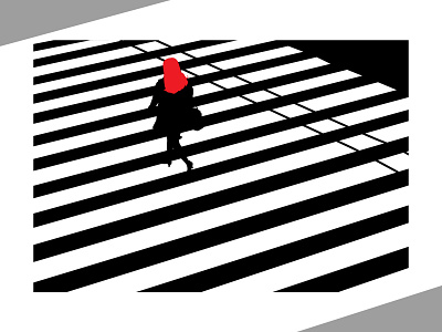 White and black street line illustration art artwork black and white black white blackandwhite design illustration illustrator woman