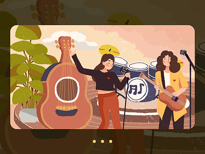 Musical Carnival design illustration 插图 设计