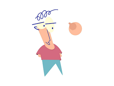 Adventures of the flying boob art drawing illustration uiux vector art