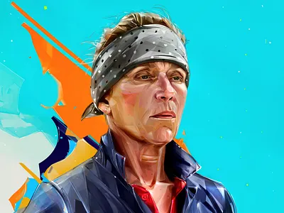 Frances McDormand illustration portrait