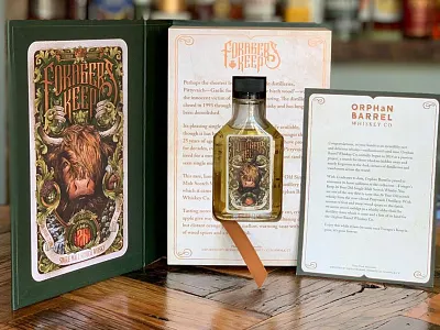 Forager's Keep Secret Book book book club bottle branding design detail drawing hand drawn illustration intricate logo packaging packaging design pen scottish secret typography whiskey whiskey and branding whisky