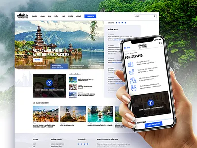 Travelistan Travel Portal asia blue clean design exotic explore gregus holiday invelity travel trip web webdesign