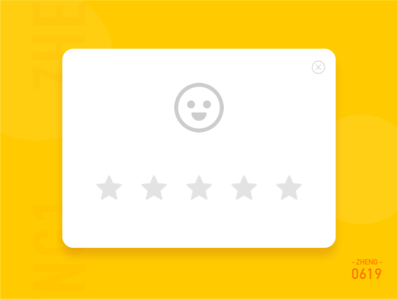 Rate us 5 stars animation rate us ui