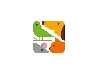 Logos bird brand cat creative cute dog graphic design happy inspiration logo logo collection logo design logo set logotype love mark mouse pet pet shop