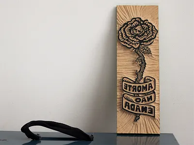 La morte non è niente banner death engraving flower memory nothing rose santagostino skull wilt woodcut