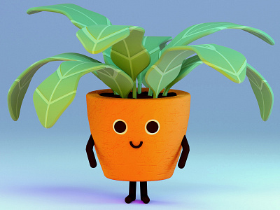 Mr Plant 3d c4d character cinema4d octane octanerender plant render