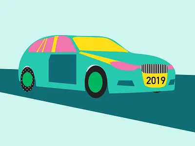 fancy car 2019 car fancy fun green nice pink rule whimsy yellow