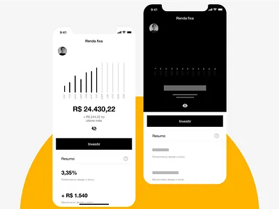 Investing app bank banking branding budget circles design finances financial hide investiment minimal modern product sketch study ui ux vector