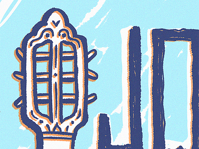 José Gonzalez - poster detail acoustic calm colored folk gig guitar illustration indie jose gonzalez poster procreate sao paulo strum
