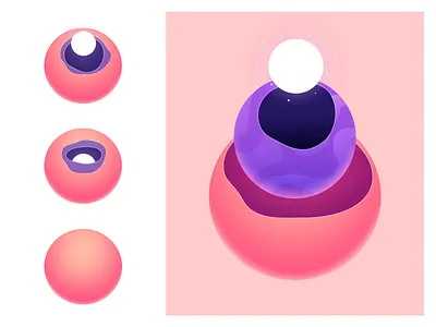 Visualizing Maslo AI, a Digital Companion abstract ai artificial intelligence birth component data visualization egg futuristic illustration innovation layer pastel colors planet revolutionary smart sphere technology vibrant web design zajno