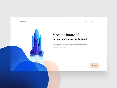 Aerospace — Flight Booking Landing (Unused Version 2) clean flight flight booking flight booking app grid inspiration interface landing page minimal minimalism rocket rocketship sandro tavartkiladze space spaceship tavdro ui ux white whitespace