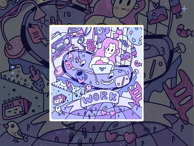 work design flat，illustrations，people flat，people，illustrantions gril pink time 平，插图，人