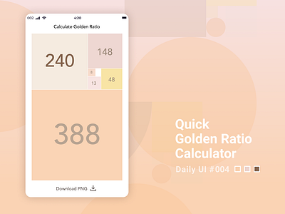 Daily UI #004 Calculator daily ui dailyui