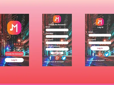 Daily Ui 001 Sign Up Page for mobile adobe xd dailyui icon iphone logo page design responsive design uidesign