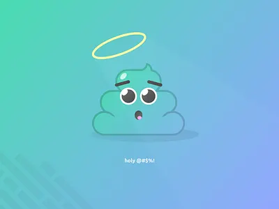 Holy @#$%! app branding design flat icon illustration ui ux