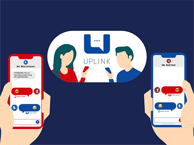 Uplink Illustration 2d branding clean design illustration minimal vector