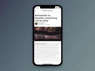 Blog Post app blog blog design blog post concept creative daily ui design design app flat minimal mobile typography ui ux