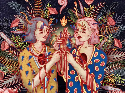 ¿Qué dice tu corazón? ale de la torre art art direction artwork cd art cd artwork cd cover cover art cover artwork illustration nature