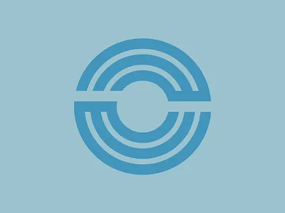 Logo Exploration blue brand branding circle circle logo design exploration icon identity illustration logo logo design mark monochromatic monogram o vector