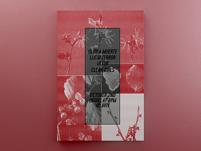 Event Design - Oct 2nd Show event design event flyer graphic design mixed media scanner art
