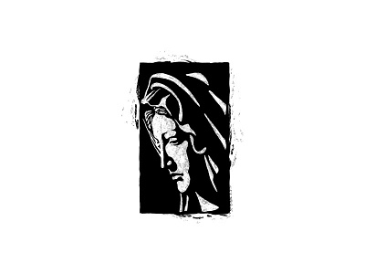 Maiden beauty blackandwhite geometic geometric art halftone history illustrator lady maiden woman woman logo