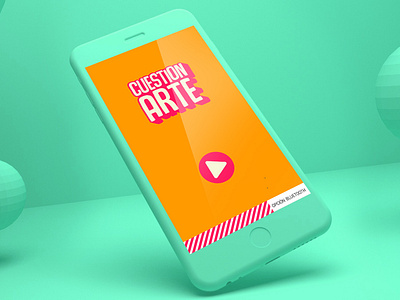 CUESTION-ARTE app brand branding design flat graphic design icon identity illustration illustrator logo logotype minimal mobile type typography ui ux vector web