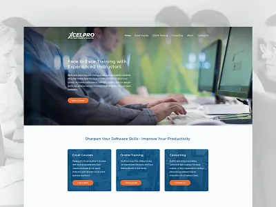 Excelpro design hero lab layout online page school training web website websites workshop