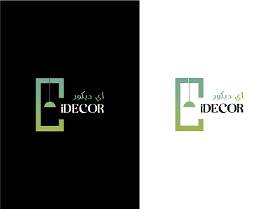 iDECOR animation arabic brand branding creative design flat icon icons idecor identity illustrator logo logos minimal new type typography vector web