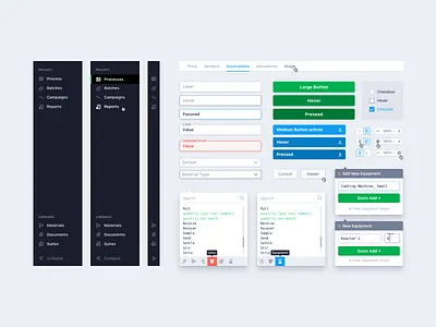 UI Components buttons design system design systems form form field form fields hover icons input box inputs menu nav navigation popover popup ui ui kit ui kits web app