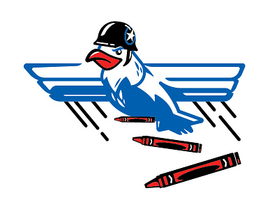 Art Supply Eagle - ver 2 america art supplies bald eagle military school supplies