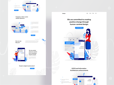 Digital platform exploration agency best branding character design digital header illustration illustrations platform research top trend typography ui userinterface ux web website wireframe