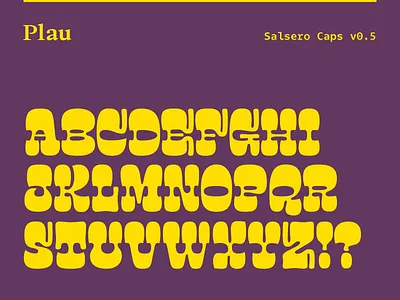 Salsero Caps design funky impact inverted contrast lettering logotype photo lettering type typography western