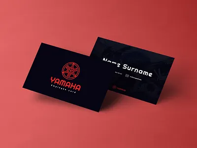 Employee Card. Yamaha branding card company design employee logo photoshop ui ux ux design uxdesign yamaha yolopek